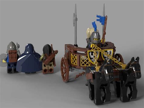 Lego Moc Medieval Chariot By Mcbrickface Rebrickable Build With Lego