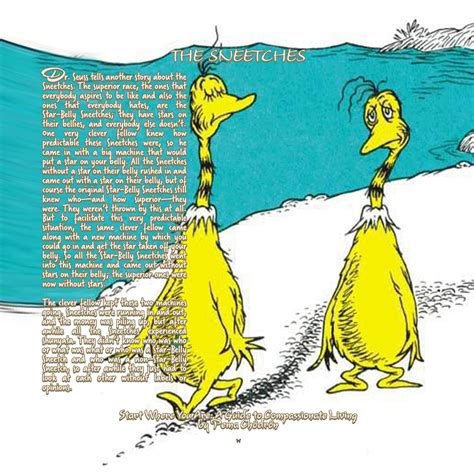 The Sneetches Dr Seuss Tells Another Story About The Sneetches The