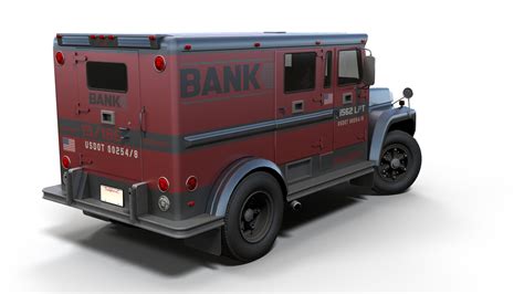 ArtStation - American armored security truck PBR | Game Assets