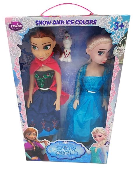 Elza Anna I Olaf Kraina Lodu Frozen Piewaj Ce Zestaw Du E Lalki Cm