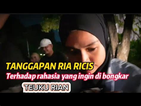 Respon Ria Ricis Terhadap Rahasia Yang Ingin Di Bongkar YouTube