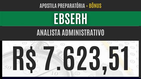 Apostila Concurso Ebserh Material Exclusivo Para Analista