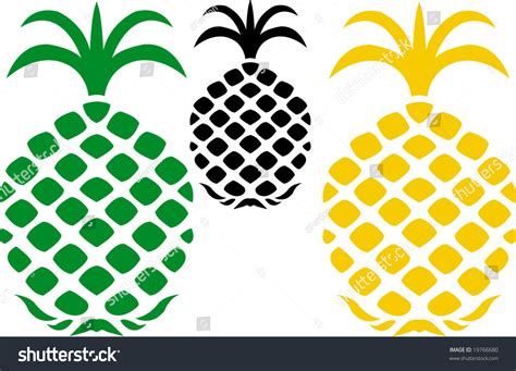 Pineapple Stock Vector Royalty Free 19766680