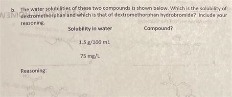 Solved 3. Dextromethorphan hydrobromide is commonly used in | Chegg.com