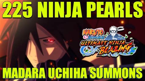 Naruto Shippuden Ultimate Ninja Blazing Madara Uchiha Summons 225 Ninja