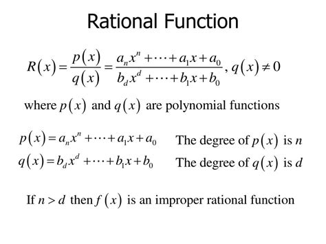 Ppt Properties Of Rational Functions Powerpoint Presentation Free