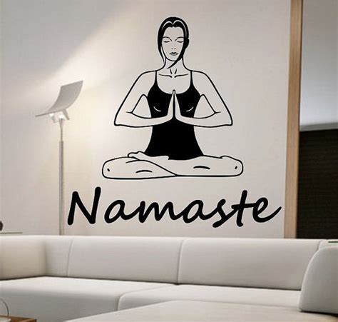 Namaste Wall Decal Vinyl Sticker Art Decor Bedroom Design Mural