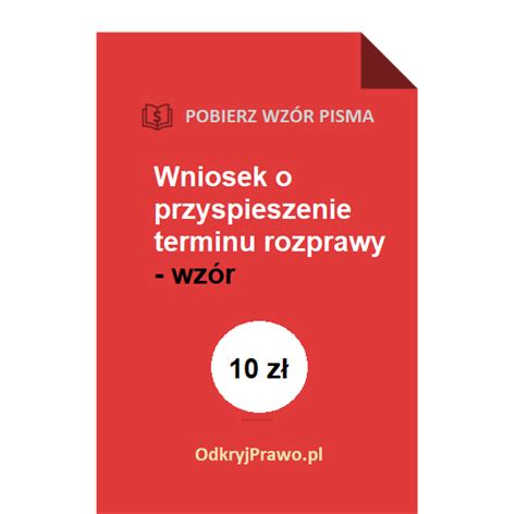 Wniosek O Przyspieszenie Wyznaczenie Przyspieszenie Wyznaczenia I