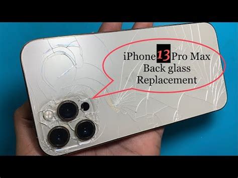 Iphone Pro Max Back Glass Replacement Asmr Restoration Iphone