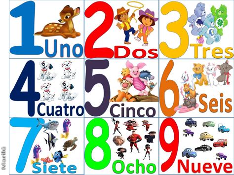 Te Cuento Un Cuento Números Para Colorear Del 1 Al 10