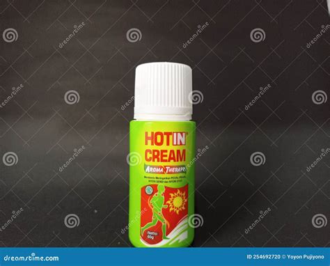 One Of The Hot Balm Creams With The Brand Name Hot In Cream Is Used To Relieve Muscle Pain And