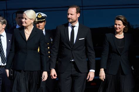 Photo La Princesse Mette Marit Et Le Prince Haakon De Norv Ge La