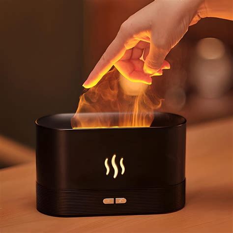 ZebraUp Flame Essential Oil Diffuser Cool Mist Humidifier