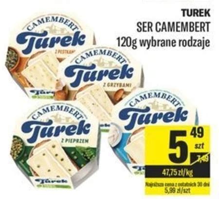 Camembert Mleczarnia Turek 26 TANIEJ Promocja TomiMarkt Ding Pl