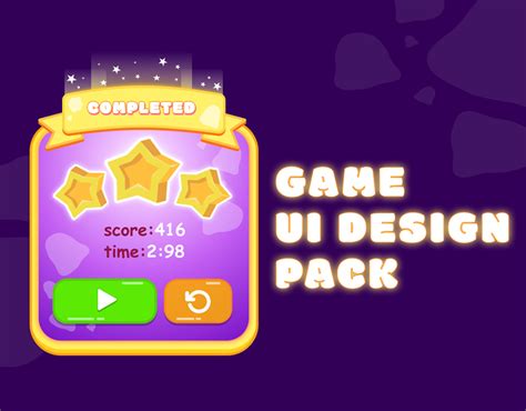 Game Ui Design Pack Redesign Behance