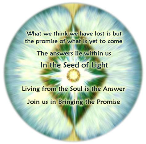 The Seed of Light — Soul Support Systems