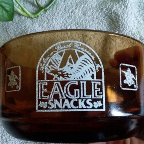 Anheuser Busch Mug Eagle Snack Amber Glass Large Mug Soup Bowl Anchor