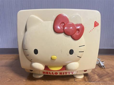 【傷や汚れあり】【サンリオキャラクター】ハローキティhello Kitty Tv ブラウン管 Trast01013 4の落札情報詳細