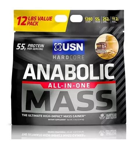 Anabolic Mass 12lb Usn Ganador De Peso Proteina Premium Gym Cuotas Sin Interés