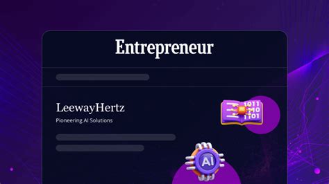 LeewayHertz S AI Excellence Shines In Entrepreneur Feature