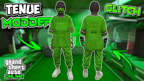 Avoir Une Tenue Modder Verte Jogger Vert Bras Invisibles Gta