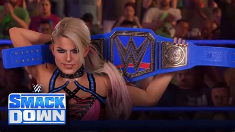 Wwe 2k22 Smackdown Gio Challenge Alexa Bliss For A Title Match At Crown