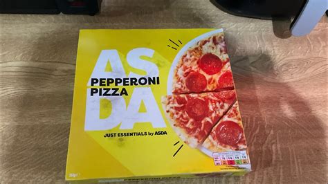 Pepperoni Pizza Asda Just Essentials Range Food Review Budget