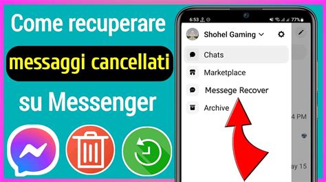 Come recuperare i messaggi eliminati su Messenger 2023 NOVITÀ YouTube