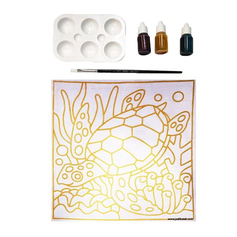 Batik DIY painting kit | Sea Turtle | SD215- 020 - Jadi Batek