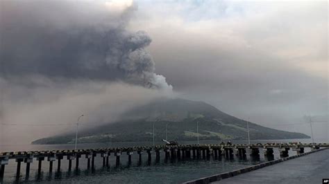 Gunung Ruang Belum Stabil Upaya Bantuan Bagi Pengungsi Berlanjut