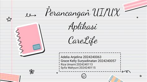 Perancangan Ui Ux Aplikasi Carelife Youtube