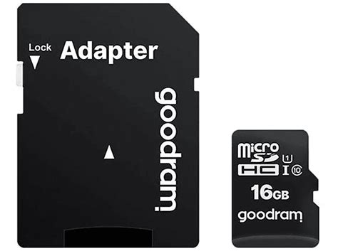 Goodram Microsd Gb Mit Sd Adapter Micro Sdhc Speicherkarte Gb