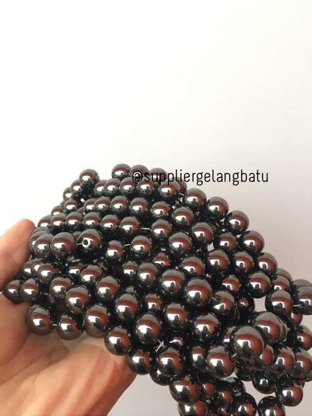 Jual Bahan Brustin Hematite Badar Besi Mm Blustin Magnetic Batu