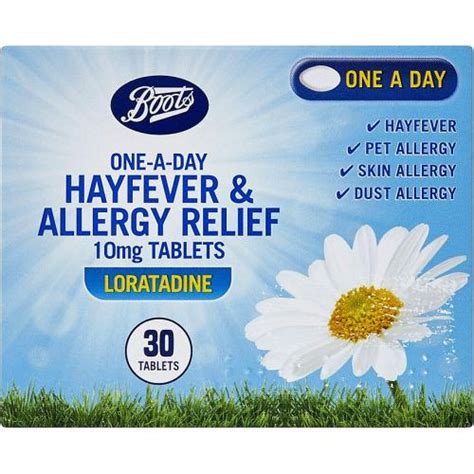 ASDA One A Day Hayfever Allergy Tablets Loratadine Tablets 30 X 10mg