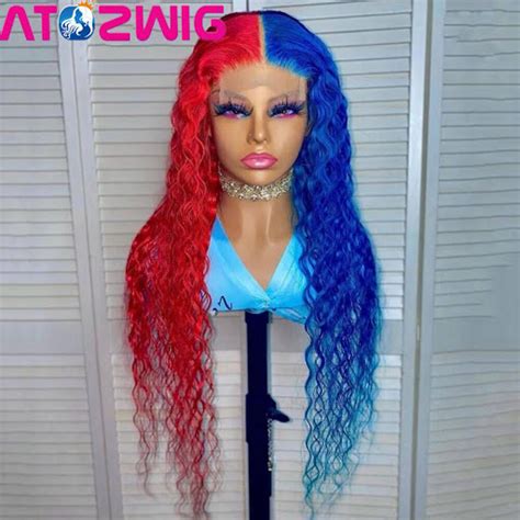 20 Red And Blue Wig For Sale 2024 Update Tattooed Martha