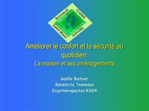 PPT Améliorer le confort et la sécurité au quotidien La maison et