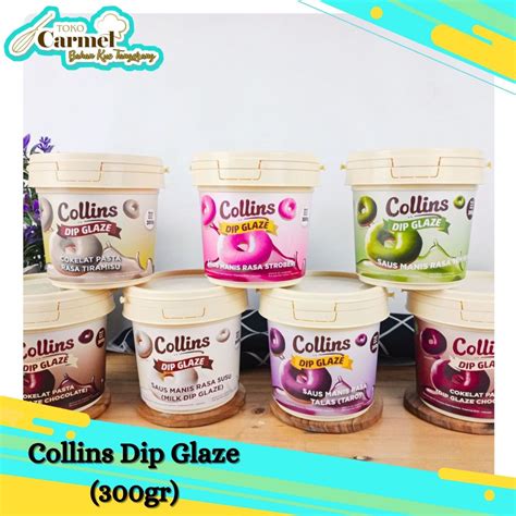 Jual Collins Dip Glaze Gr Dipping Glaze Donat Topping Coklat