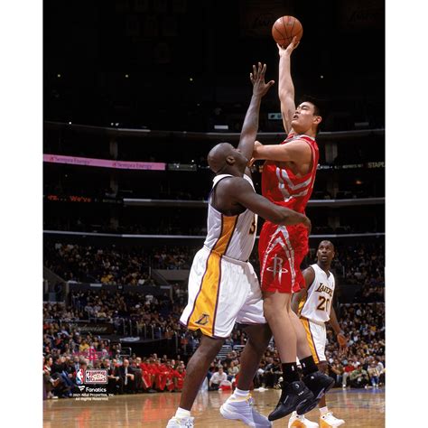 Yao Ming And Shaquille Oneal