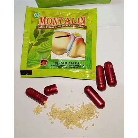 Original Montalin Herbal Capsule Silver Sealed 1box Lazada PH