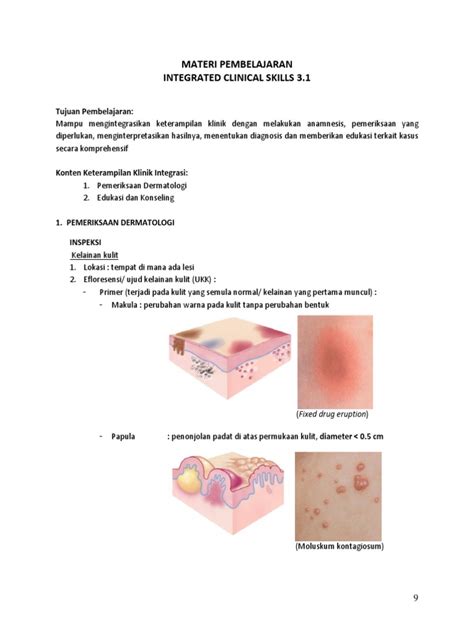 Integrated Clinical Skills Pemeriksaan Kulit Pdf