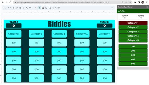 Jeopardy Game Maker Online | Free Google Slides Template - smoothslides.com