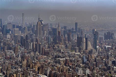 manhattan new york aerial view from helicopter 18755116 Stock Photo at ...