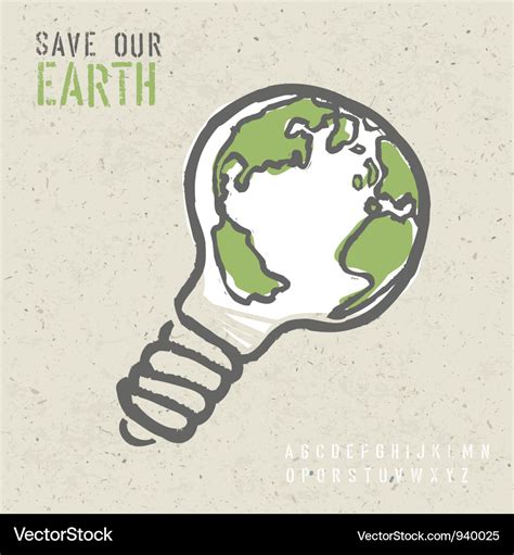 Global ecology concept Royalty Free Vector Image