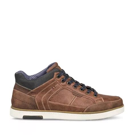 Baskets Montante Marron Homme Lacets Freecoder