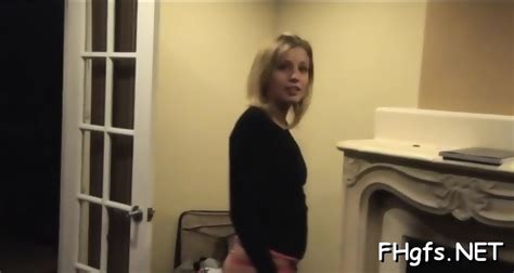 Hot Blonde Bimbo Bends Over For Rear Fuck