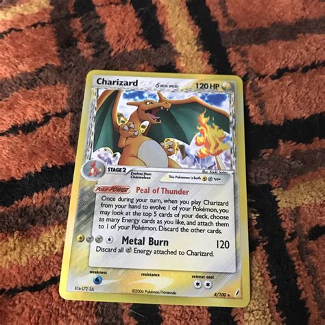 Pok Mon Tcg Charizard Delta Species Ex Crystal Guardians Holo