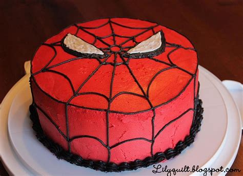 Lilyquilt: Spider-Man Birthday Cake (Tutorial)