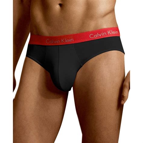 Calvin Klein Mens Hip Brief Ck U7079 Men Underwear Briefs Cotton Black White Ebay