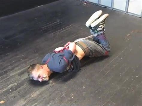 Hogtie Cute Blonde Hogtied Gagged Shoes Thisvid