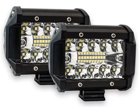 Faro 20 Led Auxiliar Dually Funcion Fijo Y Estrobo